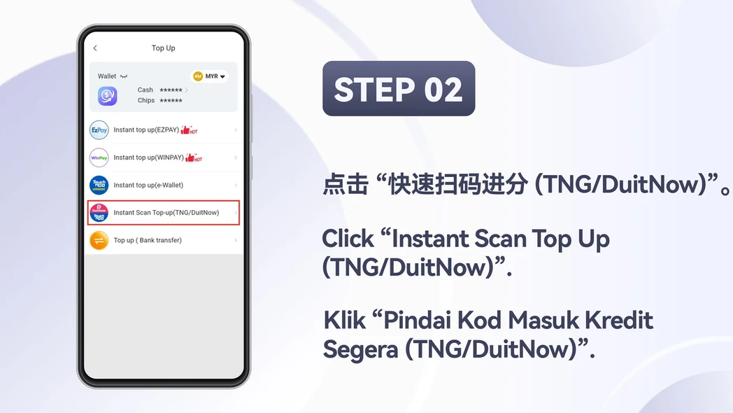 Winbox TNG_DuitNow Top Up Step 3